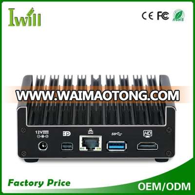 Iwill Nuc fanless Mini pc industrial pc with core i3 4030U, core i5 5200U, core i7 4602Y