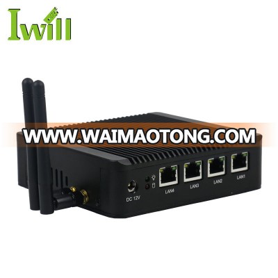 E3845 pc dns server rack mount support AES-NI with 4 LAN pfsense system for network security