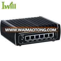 Firewall barebone network appliance 6 ethernet ports pfsense mini pc support AES-NI