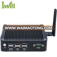 Barebone dual lan J1900 nano itx fanless cheap mini pc