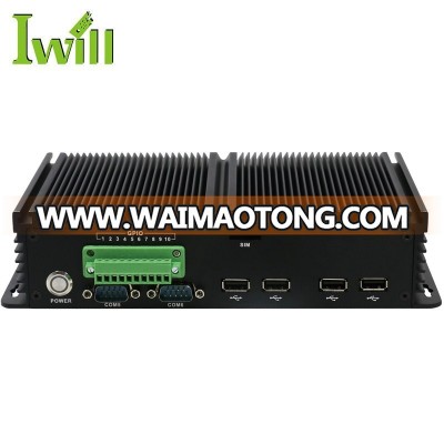 Iwill industrial pc fanless J1900 quad core 3g single board computer linux