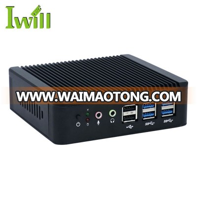 Quad core J3160 dual lan 4*USB3.0 fanless mini pc intel Wifi Nano PC