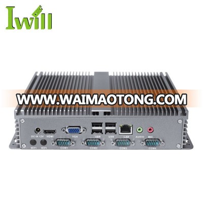 New latest computer models fanless industrial pc, 1037U mini pc