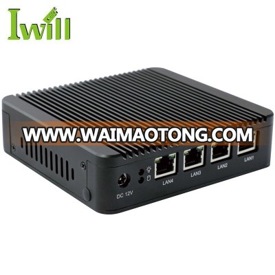 Iwill IBOX-501 N10 Firewall Micro Appliance Barebone PC With 4x Gigabit Intel LAN Ports