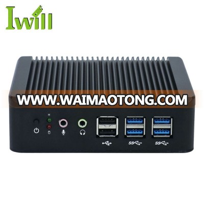 NANO station intel mini industrial pc 2 lan port linux 1RJ45 COM