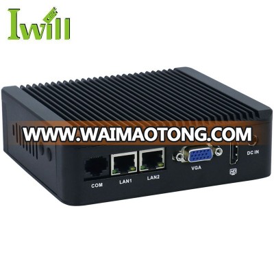 Thin client price Intel J3160 quad core vesa mount fanless home server mini pc x86