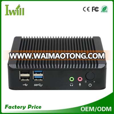 Iwill N2A Nano itx J1900 quad core fanless barebone min pc