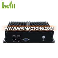 Industrial grade mini pc dual lan 6 RS232 COM embedded computer with core i5 4300u processor